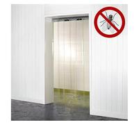 Anti Insect/Pest Control Yellow PVC Strip Curtain Kit/Fly Screen Door - Warehouse Coldroom Chiller Butcher Industrial Curtain (1m x 2m, Yellow)
