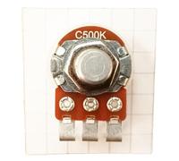 Anti-Log Potentiometer Vertical PCB C Reverse Audio 6.35mm Round Shaft VR63 (C500K)