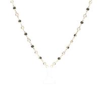 Anti Lost Black and White Pearl Beads Linked Chain Strap Compatible with Airpods Pro 4 3 2 1