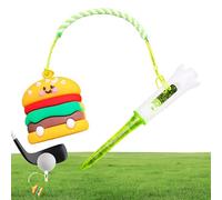 Anti Lost Golf Tee Hanger, Tee Loss Prevention Hanger for Golf Practice, Cute Food-Themed Golfer Practice Training Supplies for Beginners Men Women Mother Father Boyfriend Dad