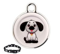 Anti-Lost GPS Tracker Locator Finder Bluetooth-compatible Smart Activity Tracker Real-Time Global Location Tracker for Dogs Cats (A)