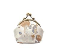 Anti-Lost Kiss Lock Coin Purse Thickened Portable Mini Pouch Polyester Embroidered Small Pocket Women(Color 15)