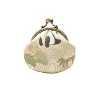 Anti-Lost Kiss Lock Coin Purse Thickened Portable Mini Pouch Shell-Shaped Embroidered Small Pocket(Color 07)