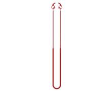Anti-Lost Neck Strap for Beats Solo Buds Headphone Silicone Lanyard for Secure Fit Sweatproof Durable Earphone Tether Universal Fit for Sports & Daily Use (Red)