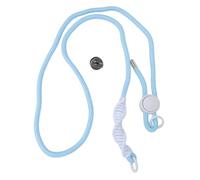 Anti Lost Shoulder Strap, Quick Release Sports Camera Lanyard with 1/4in Screw, Blue and White, Tightly Weaving