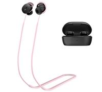 Anti-Lost Strap Compatible with Bose New QuietComfort Earbuds (2024), Soft Silicone Sports Lanyard for Bose New QC Earbuds, Anti-Slip Neck Rope Cord (Pink)