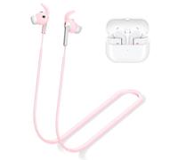 Anti-Lost Strap for Galaxy Buds 3 Pro Ultra Strong Sports Soft Silicone Lanyard Accessories Compatible with Samsung Galaxy Buds Pro 3 Neck Rope Cord(Pink)
