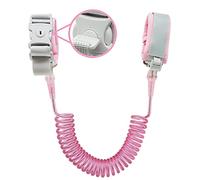 Anti Lost Wrist Link (8.2ft), Socub Breathable Toddler Leash Wrist for Child Safety, Wrist Link for Kids with Key Lock, Pink