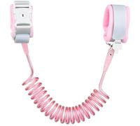 Anti Lost Wrist Link for Toddlers, Wrist Reins for Toddlers, Child Wrist Strap Safety, Wrist Reins for Toddlers Boys and Girls, for Toddlers, Kids, Children-Pink