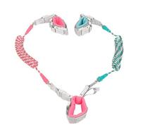 Anti Lost Wrist Link, Toddlers Safety Wristband Leash Kids Anti Lost Walking Harness Rope for Babies Twins Dual Length Pull Two Kids Wristband Belt (2M)