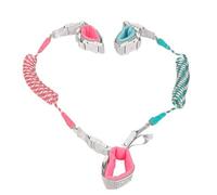 Anti Lost Wrist Link Toddlers Safety Wristband Leash Kids Anti Lost Walking Harness Rope for Babies Dual Length Pull Two Kid Wristband Belt (2M, Wristband Style)