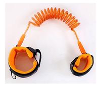 Anti-Lost Wrist Strap, Child Anti-Lost with Traction Rope, Baby Anti-Missing Bracelet（Orange-1.5m）