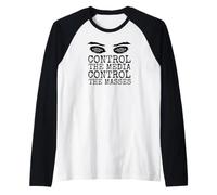 Anti Media Propaganda Raglan Baseball Tee