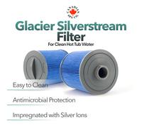 Canadian Spa Company Antimicrobial Glacier Filter - Blue - Wilko