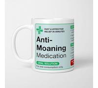 Anti-Moaning Medication Prescription Mug Funny Rude Joke Pharmacy Gag Gift