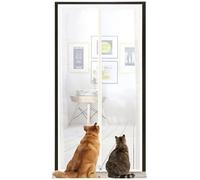 Anti-Mosquito Curtain Zip Fly Screen Door 95 Cm X 200 Cm, Insect Protection Door Zip Fly Net Mosquito Net For Balcony Door Cellar Door Living Room Patio Door Fly Screen No Drill Star(90x200cm)