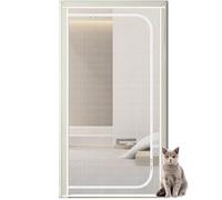 Anti-Mosquito Curtain Zip Fly Screen Door 95 Cm X 200 Cm, Insect Protection Door Zip Fly Net Mosquito Net for Balcony Door Cellar Door Living Room Patio Door Fly Screen No Drill Star(Size:120x220cm)