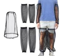 Anti-Mosquito Suit, Lightweight Summer Mesh Net Bug Clothing, Mosquito Resistant Clothing, Breathable Mesh Jacket with Hood for Fishing, Hiking, Camping, Farming and Gardening (Black-B)