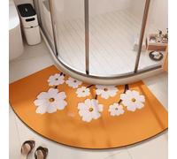 Anti-Mould Non-Slip Bath Mat, Fast Drying Diatomaceous Earth Shower Mat, Super Absorbent Design for Outside Shower, 45x100cm