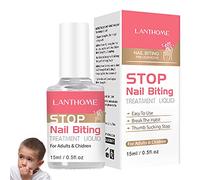 Anti Nail Biting Nail Polish No Bite Nail Polish Stop Nail Repair Nail Varnish Stop Biting Your Nails, Nail Biting Prevention, Clear Nail Varnish, Nail Biting Treatments