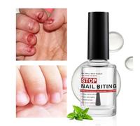 Anti Nail Biting Polish - 12ml Bitter Clear Coat - Stop Nail Biting - for Fingernail Healthy Growth Care Thumb Sucking