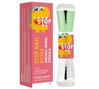 Anti Nail Biting Polish,Stop Nail Biting with Double-Action Anti Nail Biting Polish,Clear Varnish,For Kids & Adults,-Ended Stop and Grow Nail Biter Stopper(2 Pieces/10ml*2)