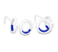 Anti Nausea Vertigo Glasses for Travelers, No Lens Liquid Glasses with Adjustable Fit and Artificial Horizon Technology, Drug Free Motion Sickness Rel