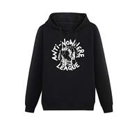 Anti Nowhere League Band U.K. Subs Logo Hoody Unisex Ptinted Hoodies Long Sleeve Men's Hooded with Pocket Black XXXL