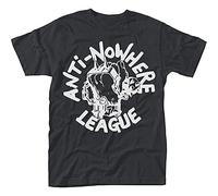 Anti Nowhere League Logo Men's Fashion Men T Shirt Size Black