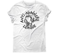 Anti Nowhere League T-Shirt Punk Rock Music Band (UK, Alpha, M, Regular, Regular, Standard, White)