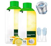 Anti-Odor Machine Cleaner, Washing Machine Cleaner Descaler, Washing Machine Cleaner, Deep Cleans And Deodorizes Front And Top Loading Washers (2 Pcs)