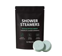 Anti-Odour Eucalyptus Mint Shower Tablets 10 Pieces | Hanging in the shower, quick heat dissolving, sweet fragrance, removes bad odors