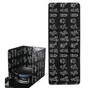 Anti Oil Splatter Guard Wall - Foldable Kitchen Stove Splash Shield, Aluminum Grease Barrier | Non-Stick Cooking Oil Guard for Frying Countertop Kitchen Cooking Pan Skillet Wall Protection