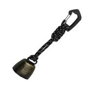 Anti-orso bark noise safety bell for hiking, trekking and camping, with a silent function that can be activated, ideal for keeping animals away, survival accessory PE