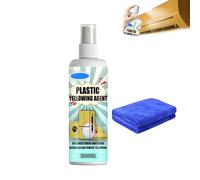 Anti Oxidation Agent, 100 ml Renovation Stain Remover Set for Surfaces, Powerful Yellowing Remover and Plastic Care Cleaning Agent, Removes Dirts Without Erosion, Restore Original Colour (1 Piece)