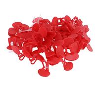 Anti Pecking Chicken Glasses, Poultry Blinders for Chickens and Pheasants, Durable PP Chicken Peeper to Reduce Egg Breakage and Improve Survival Rate, Includes Plugs for (Medium double bridge toggle