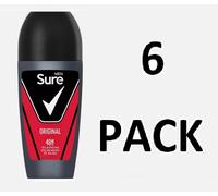 Anti-Perspirant Deodorant Roll-On for Men - Original Dry - 50ml ( Pack of 6 )