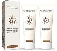 Anti-Pigment SPF 50 Day Care Cream, Melanin Correcting Facial Serum, Moisturising Anti-Pigment Face Day Cream Spot Fluid, Sun Care Cream for All Skin Types (2pcs)