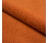 Anti Pill Polar Fleece Fabric by The Meter Machine Washable 60 Inch Wide (Orange)