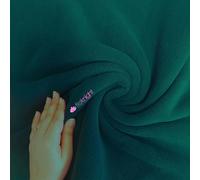 Anti-Pill Polar Fleece Fabric | Soft, Thick & Cuddly Washable Material | 150 cm Wide | Sold by The Metre | 50+ Colours (by Tia Knight) (Bottle Green, 1 Metre)