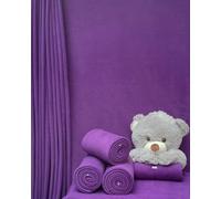 Anti-Pill Polar Fleece Fabric | Soft, Thick & Cuddly Washable Material | 150 cm Wide | Sold by The Metre | 50+ Colours (by Tia Knight) (Purple, 1 Metre)