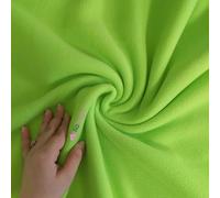 Anti-Pill Polar Fleece Fabric | Soft, Thick & Cuddly Washable Material | 150 cm Wide | Sold by The Metre | 50+ Colours (by Tia Knight) (Lime, Metre)
