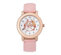 Anti Possession Symbol Flame Wrist Watches for Women Men Quartz Stainless Steel Watch Easy to Read