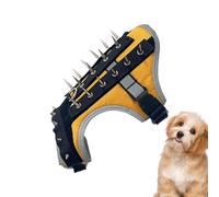 Anti Predator Vest for Dogs with Spikes, Reflective Harness for Animals | Adjustable Protective Vest with Spike for Pets - Protection from Attacks of Prey and Hunting for Hunting and P