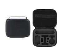 Anti Pressure Anti Shock Storage Bag for Insta360 GO Ultra Camera, PU EVA Bag with Internal Mesh Zipper Pocket Dual Zipper and Handle for Travel and Outdoor Accessories Organization (Black)