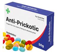 Anti-Prickotic Funny Prescription Jelly Beans - Novelty Gag Gift, 50g