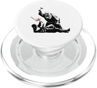 Anti-Protest Statement Street Art Stencil Style Graffiti PopSockets PopGrip for MagSafe
