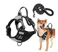 Anti-Pull Dog Harness, Reflective Puppy Train Equipment, Dog Vest Harness, for Hiking, Jogging, Training, Road Travel, Daily Walks, Outdoor Adventures