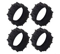 Anti Pulley,for Dreame A1,Robotic Lawnmower Rubber Replacement Part, for Lawn Mower Accessories,Black 110x40mm(4pcs)