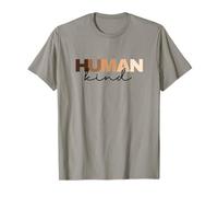 Anti Racism Human Kind Skin Tone Inclusion End Racism T-Shirt